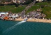 Hovercraft arriving at Southsea pier 1